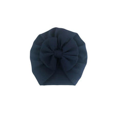 Load image into Gallery viewer, Baby Girl Hat Turban With Bow Knot Infant Beanie Solid Big Bowknot Cap For Girls Kid Hats