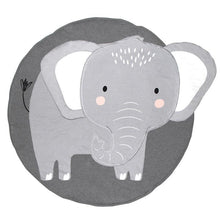 Load image into Gallery viewer, Play Mat Cartoon Animal Baby Mats Newborn Infant Crawling Cotton Round Floor Carpet Rugs Mat for Kids Room Nursery Decor