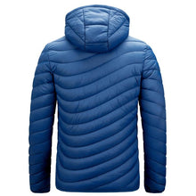 Load image into Gallery viewer, Men's Autumn Winter Classic Hooded Jacket Warm Coat Hooded Winter Coat Warm Adjustable Hood Jacket Cotton Removable Hood Jackets Men Simple Casual Vintage Detachable Hat Outfits Warm Men Lightweight Soft Jackets