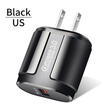 Load image into Gallery viewer, Quick Charge QC 3.0 USB Charger Universal Mobile Phone Charger Wall Fast Charging Adapter