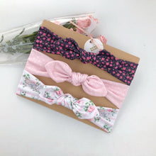Load image into Gallery viewer, Baby Headband Flower Print Hair Wear for Newborn Baby Girl Headband for Little Girl Headbands Children Bow