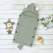 Load image into Gallery viewer, Stevvex Knitted Newborn Baby Blanket Baby Sleeping Bags Stroller Bedding Warm Swaddle Wrap