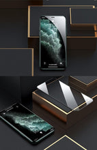 Load image into Gallery viewer, 5D Curved 9H Tempered Glass For iPhone X XR XS 11 12 13 14 Pro Max 6 6S 7 8 Plus SE Mini Full Cover Screen Protector Film 9H Hardness Bubble Free Easy Installation Screen Protective Film