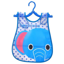 Load image into Gallery viewer, Modern Interesting Cartoon Adjustable Baby Bibs Waterproof Lunch Feeding Bibs Baby Cartoon Feeding Cloth Children Bib For Kids