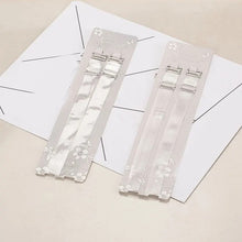 Load image into Gallery viewer, 1Pairs=2Pcs Metal Buckle Bra Straps Belt Women's Elastic Transparent Silicone Bra Straps Adjustable Intimates Accessories