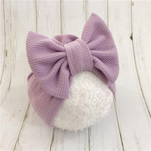 Load image into Gallery viewer, Elegant Winter Autumn Baby Girls Hat Big Bow Cotton Wool Knitted Thick Warm Baby Hat For Girls