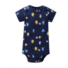 Load image into Gallery viewer, 5PCS/SET Baby Bodysuit Newborn Clothes Short Sleeve Cotton Unisex Body Clothing Pajams for Kids