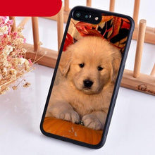 Load image into Gallery viewer, Golden Retriever Dog Cute Puppy Phone Case For Iphone 14 5 6 7 8 Plus X Xr Xs 11 12 13 Pro Max Ultra Full Protective Liquid Silicone Case Back Cover For Iphone