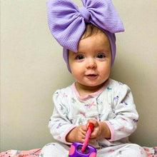 Load image into Gallery viewer, Elegant Winter Autumn Baby Girls Hat Big Bow Cotton Wool Knitted Thick Warm Baby Hat For Girls