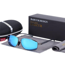 Load image into Gallery viewer, Luxury Elegent Rectangle Polarized Sunglasses Photochromic Driving Glasses For Men and Boys With UV400 Protection