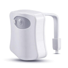 Load image into Gallery viewer, LED Toilet Night Light Motion Sensor WC Light In 8 Colors Changeable Lamp