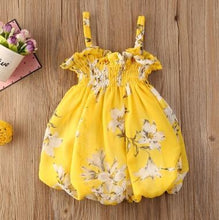 Load image into Gallery viewer, Luxury Modern Colorful Floral Design Toddler Baby Girl Summer Floral Print Sleeveless Dress FOr Baby Girls