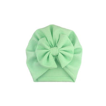 Load image into Gallery viewer, Baby Girl Hat Turban With Bow Knot Infant Beanie Solid Big Bowknot Cap For Girls Kid Hats