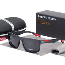 Load image into Gallery viewer, BARCURTR90 Ultralight Polarized Sunglasses for Men Vintage Square Eyewear with UV400 Protection for Summer
