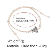Load image into Gallery viewer, Handmade Vintage Retro Ankle Bracelet For Women In Modern Design With Metal Turtle Shaped Bracelet For Leg