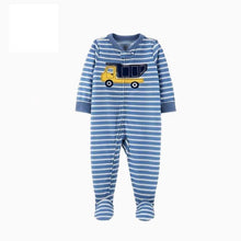 Load image into Gallery viewer, Modern Cartoon Unicorn Baby Girl Jumpsuit Footies Romper For Newborn Boy and Girls In Trend Design