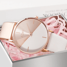 Load image into Gallery viewer, Women's Watch Leather Rose Gold Dress Female Clock Luxury Brand Design Women Watches Simple Fashion Ladies Watch For Women and Girls