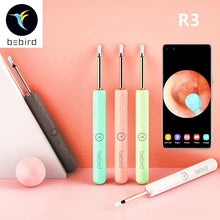 Load image into Gallery viewer, Bebird R1 R3 X3 Smart Visual Ear Sticks Endoscope 300W High Precision Earpick Mini Camera Otoscope Health Care Mijia Ear Cleaner
