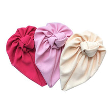 Load image into Gallery viewer, Cute Bows Baby Hat Knot Intant Baby Girls Newborn Turban Soft Children Kids Toddler Beanie Cap
