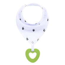 Load image into Gallery viewer, 100% Organic Cotton Super Absorbent And Soft Unisex Baby Bandana Drool Bibs And Teething Toys For Newborn
