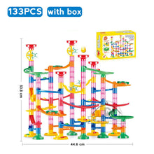 Load image into Gallery viewer, Marble Run Race Track Building Blocks 3D Maze Toy