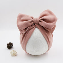 Load image into Gallery viewer, Modern Stylish Cotton Baby Newborn Cap Newborn Baby Beanie Top Bow For Baby Excellent For Photography Props Baby Turban Cap