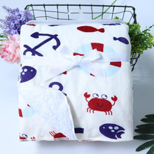 Load image into Gallery viewer, Baby Blankets New Layer Coral Fleece Infant Swaddle Wrap Owl Printed Newborn Baby Bedding Blanket
