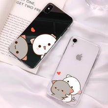 Load image into Gallery viewer, Cat Phone Case For Iphone 11 12 13 Mini Pro Xs Max 8 7 6 6s Plus X 5s Se 2020 Xr Case Polycarbonate Printed Colorful Design Silicone Phone Case
