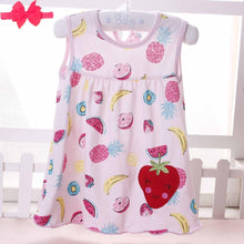 Load image into Gallery viewer, New Summer Cute Baby Girl Infant girl Princess Dress with Headband In Tutu Design With Flowers