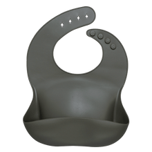 Load image into Gallery viewer, Silicon Breastplate Baby Bib Waterproof Solid Infant Bandana Bibs Newborn Feeding Burp Cloth Bib For Kids