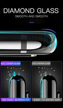 Load image into Gallery viewer, 20D Full Cover Tempered Glass For iPhone 11 12 13 mini Pro X XR XS Max Screen Protector For iPhone 6 7 8 Plus SE Protective Film HD Clear Easy Installation Frame 9H Hardness Bubble Free Anti-Scratch & Anti-Fingerprint