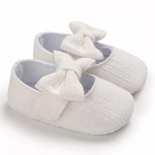 Load image into Gallery viewer, Baby Girls First Walkers Bow Knot Solid Soft Shoe Footwear For Baby Girl Breathable Shoes
