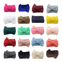 Load image into Gallery viewer, Modern Luxury Big Puff Bow Baby Girl Headbands for Girls Baby Turban Headband For Girls Baby