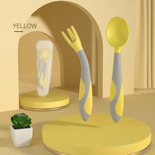 Load image into Gallery viewer, Unique Spoon For Baby Set Food Silicone Gel Spoon Baby Learn To Eat Training Bendable Soft Spoon Children Tableware