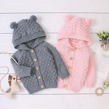 Load image into Gallery viewer, Autumn Infant Hooded Knitting Outwear coat / Jacket For Newborn Baby Boys GirlIn Modern New Elegant Design