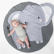Load image into Gallery viewer, Luxury Mdoern Cartoon Animals Baby Play Mat Foldable Kids Crawling Pad Round Carpet Rug Toys Cotton Children Room Decor Photo Props Carpet For Kids