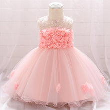 Load image into Gallery viewer, Luxury Elegant Handamde Girls Baby Dresses Lace Tulle Baptism Dresses for Party and Wedding Baby Clothing Dress