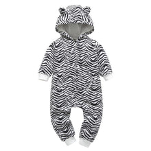 Load image into Gallery viewer, Modern High Quality Newborn Infant Baby Clothes Fleece Jumpsuit Boys Romper Hooded Jumpsuit Bear For Kids