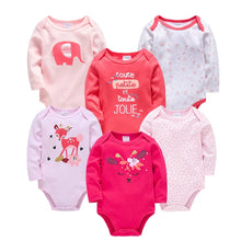 Load image into Gallery viewer, 3/6 PCS Kavkas Cotton Baby Bodysuit Long Sleeve Set for Newborn Boys & Girls 0β12 Months