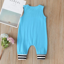 Load image into Gallery viewer, New Baby Boys Girls Outfits Clothes Newborn Baby Kids Rompers Toddler Solid Striped Sleeveless Cotton Jumpsuit Playsuit For Kids