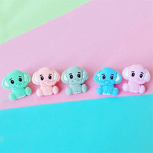 Load image into Gallery viewer, 2pc Silicone Elephant Teether Baby Silicone Chew Charms Baby Teething Gift Toddler Toys Unique Design