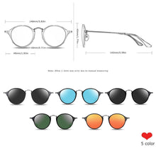 Load image into Gallery viewer, High Quality Aluminum Vintage Sunglasses for Men and Woman In Round Sunglasse Retro Glasses Style With UV400 Protection