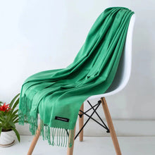 Load image into Gallery viewer, 2022 Tassel Women’s Scarf – Designer Shawl, Wrap & Hijab Pashmina