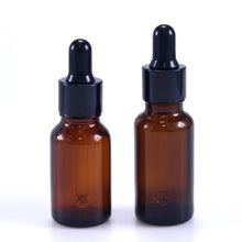 Load image into Gallery viewer, 10 x 5ml 10ml 15ml 20ml 30ml 50ml 100ml Glass Eye Dropper Drop Amber Glass Aromatherapy Liquid Pipette Bottle Refillable Bottles