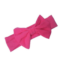 Load image into Gallery viewer, Headband Knitted Cotton Children Girls Elastic Bow Hair Bands Turban for girl Headbands