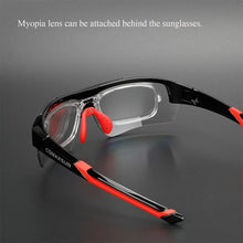 Load image into Gallery viewer, COMAXSUN Professional Photochromic Polarized Cycling Glasses Bike Goggles MTB Sports Bicycle Sunglasses Myopia Frame UV 400