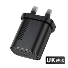Load image into Gallery viewer, Small Black PD Charger USB 18W QC 4.0 USB Type C Fast Portable Wall Charger High Speed Charging