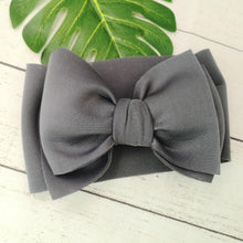 Load image into Gallery viewer, Modern Luxury Big Puff Bow Baby Girl Headbands for Girls Baby Turban Headband For Girls Baby