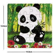 Load image into Gallery viewer, 38 Style Cartoon Wooden Puzzle Children Animal/ Vehicle Toy For 2-6 Year Baby Early Educational Toys for Kids