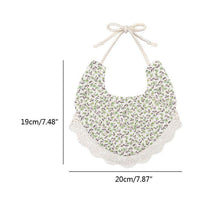 Load image into Gallery viewer, Infant Baby Bib Kid Toddler Dinner Feeding Tassel Double-side Cotton Linen Burp Cloths Saliva Towel For Baby